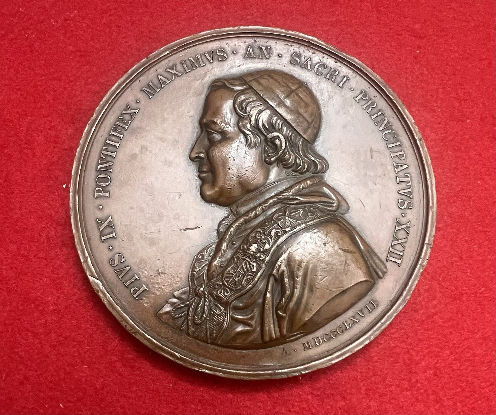 ROME Pius IX (Giovanni Maria Mastai Ferretti), 1846-1878. rare