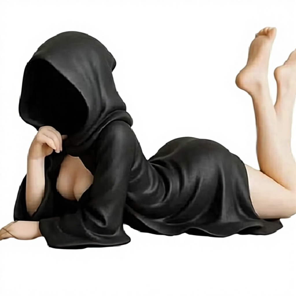 1x Resin Hooded Female Witch Reading Book Figurine Gothic Statue Halloween Decor 1x Resin Hooded Female Witch Reading Book Figurine Gothic Statue Halloween Decor