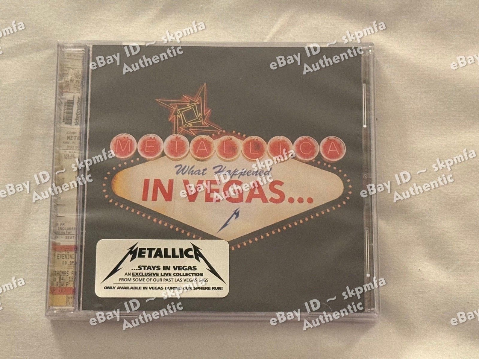 METALLICA CD SPHERE Exclusive Las Vegas 💯 OFFICIAL Merch ⚡️🔮 Authentic METALLICA CD SPHERE Exclusive Las Vegas 💯 OFFICIAL Merch ⚡️🔮 Authentic