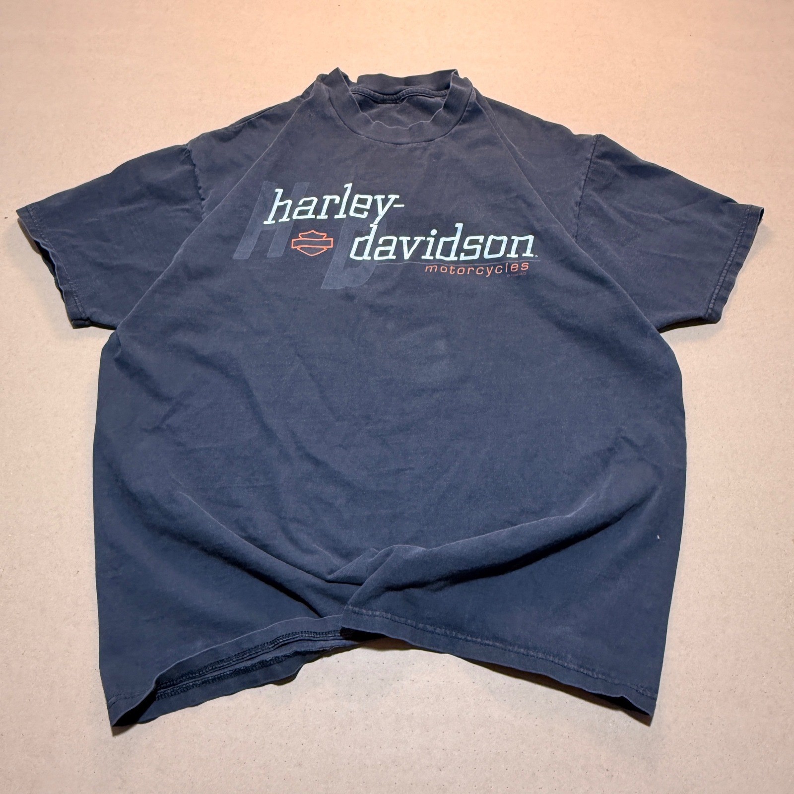 1998 Harley Davidson T-Shirt XL Black Good Suburban Palatine IL Vintage Biker 1998 Harley Davidson T-Shirt XL Black Good Suburban Palatine IL Vintage Biker