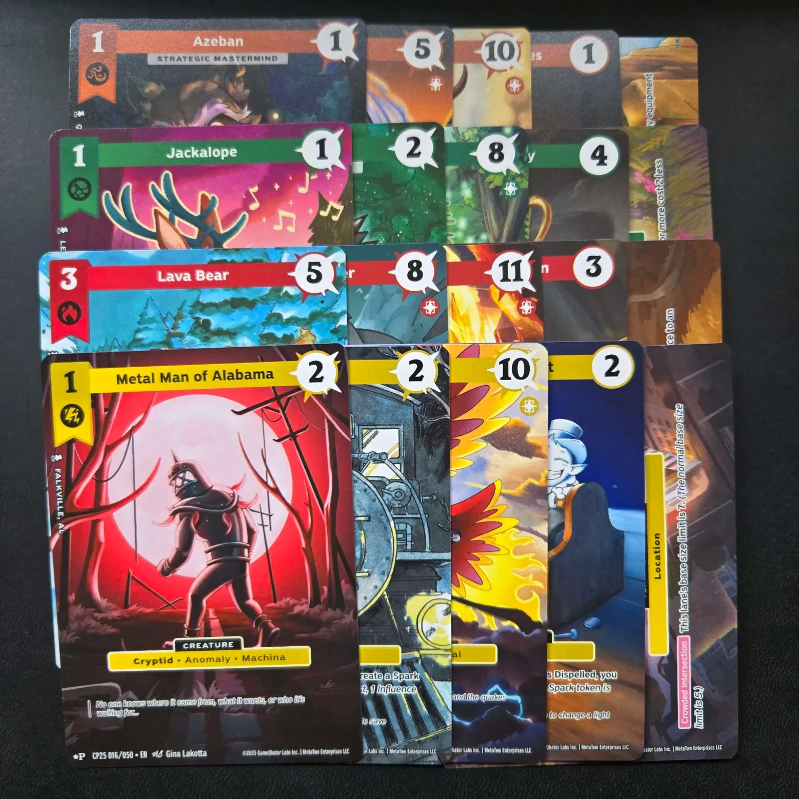Complete Extended Art Embossed Set 001-020 Metazoo 2025 Convention Pack CP25 Complete Extended Art Embossed Set 001-020 Metazoo 2025 Convention Pack CP25