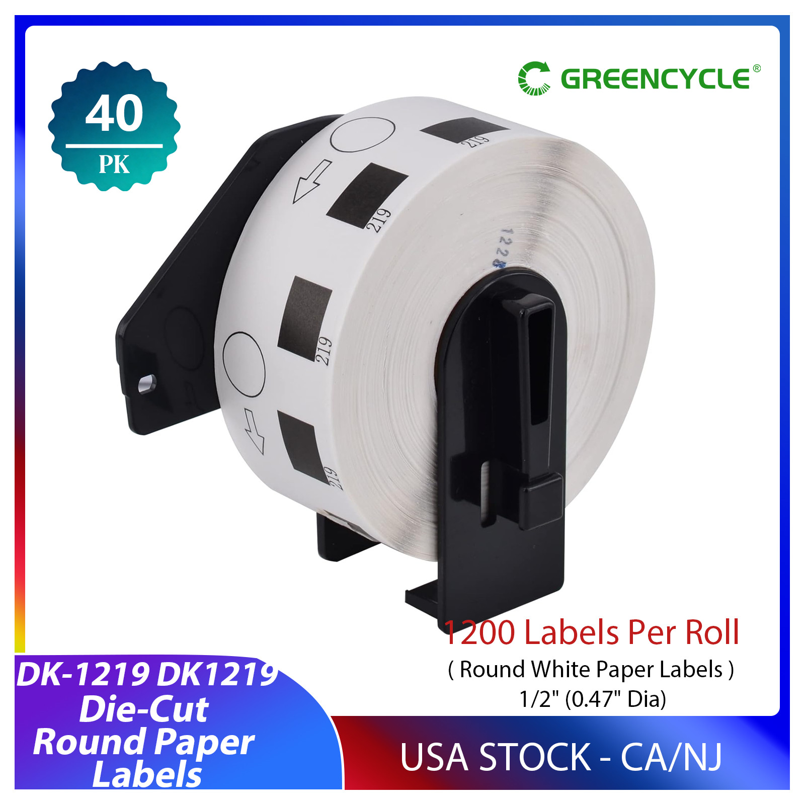 GREENCYCLE 40Roll 1/2\