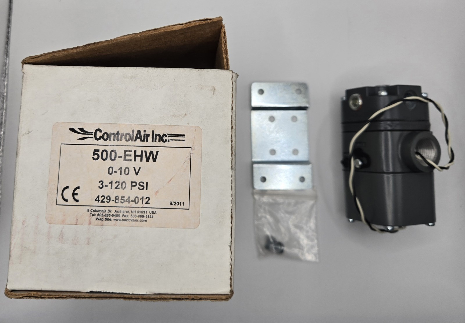 ControlAir Inc 500-EHW Electropneumatic Reducer ControlAir Inc 500-EHW Electropneumatic Reducer