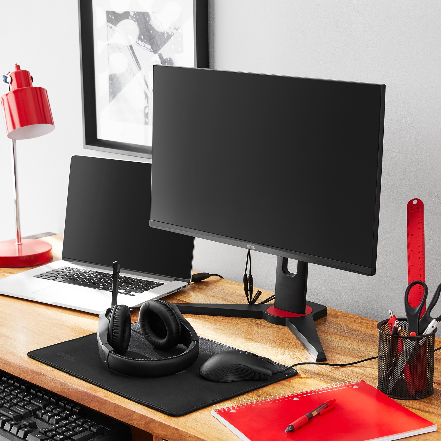 Onn 100027813 24-in FHD 1080p 165hz 1ms FreeSync Gaming Monitor, includes 6ft