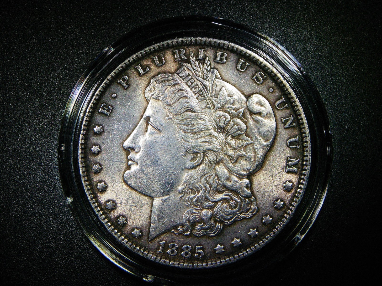 EF+/AU DETAIL 1885 MORGAN SILVER DOLLAR BEAUTIFUL COLLECTORS COIN M-1418 EF+/AU DETAIL 1885 MORGAN SILVER DOLLAR BEAUTIFUL COLLECTORS COIN M-1418