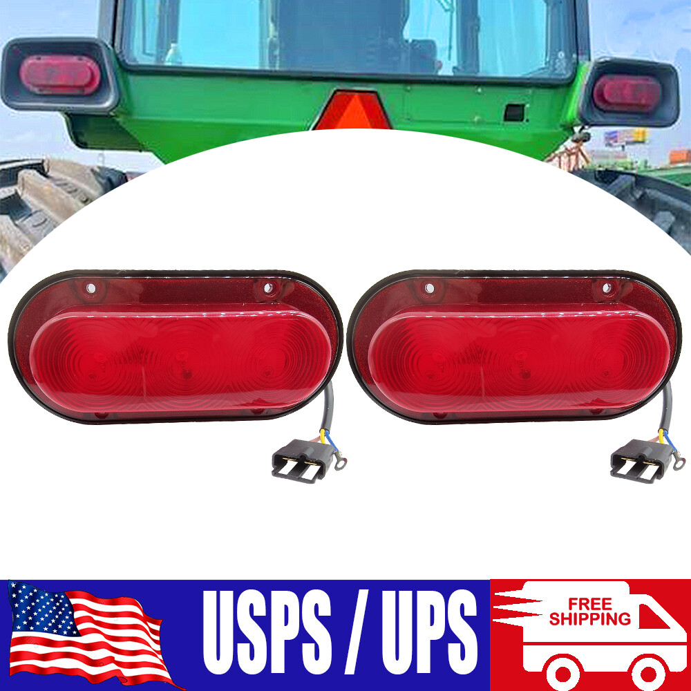 2pcs LED Warning Lights Taillights AR78825 for John Deere 2955 3020 3040 3055