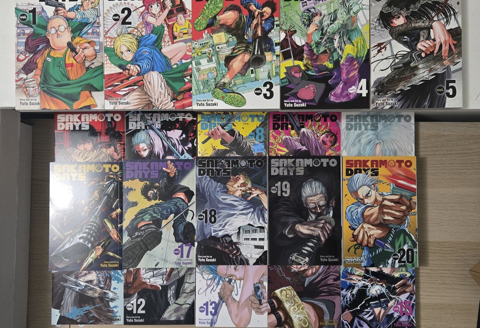 Sakamoto Days Manga Lot TPB English VIZ Media Yuto Suzuki Set 1-20