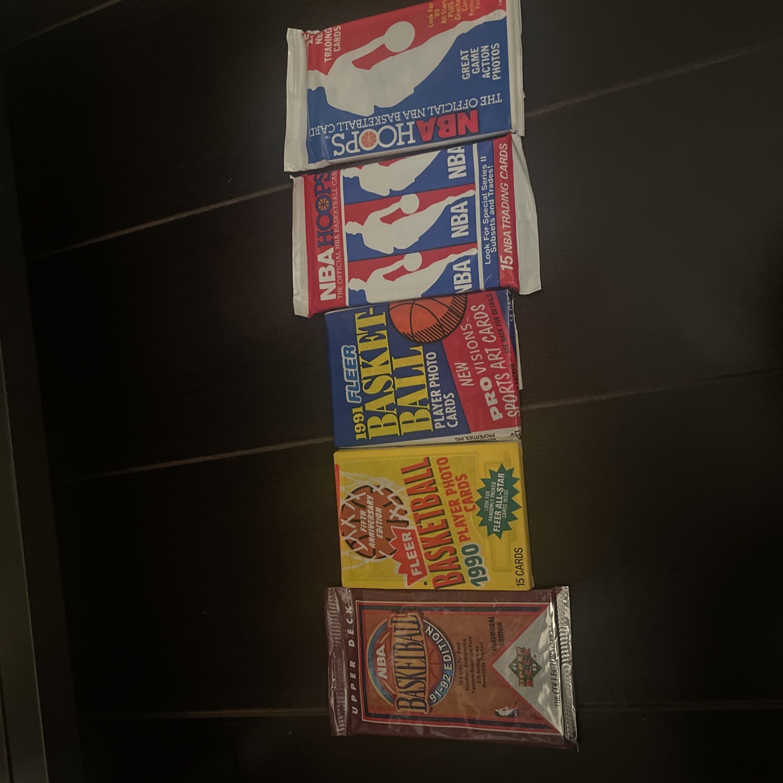 1989, 90, 91 Fleer & Hoops Basketball 🏀 NBA X 5 Packs. 70 Cards Total 1989, 90, 91 Fleer & Hoops Basketball 🏀 NBA X 5 Packs. 70 Cards Total