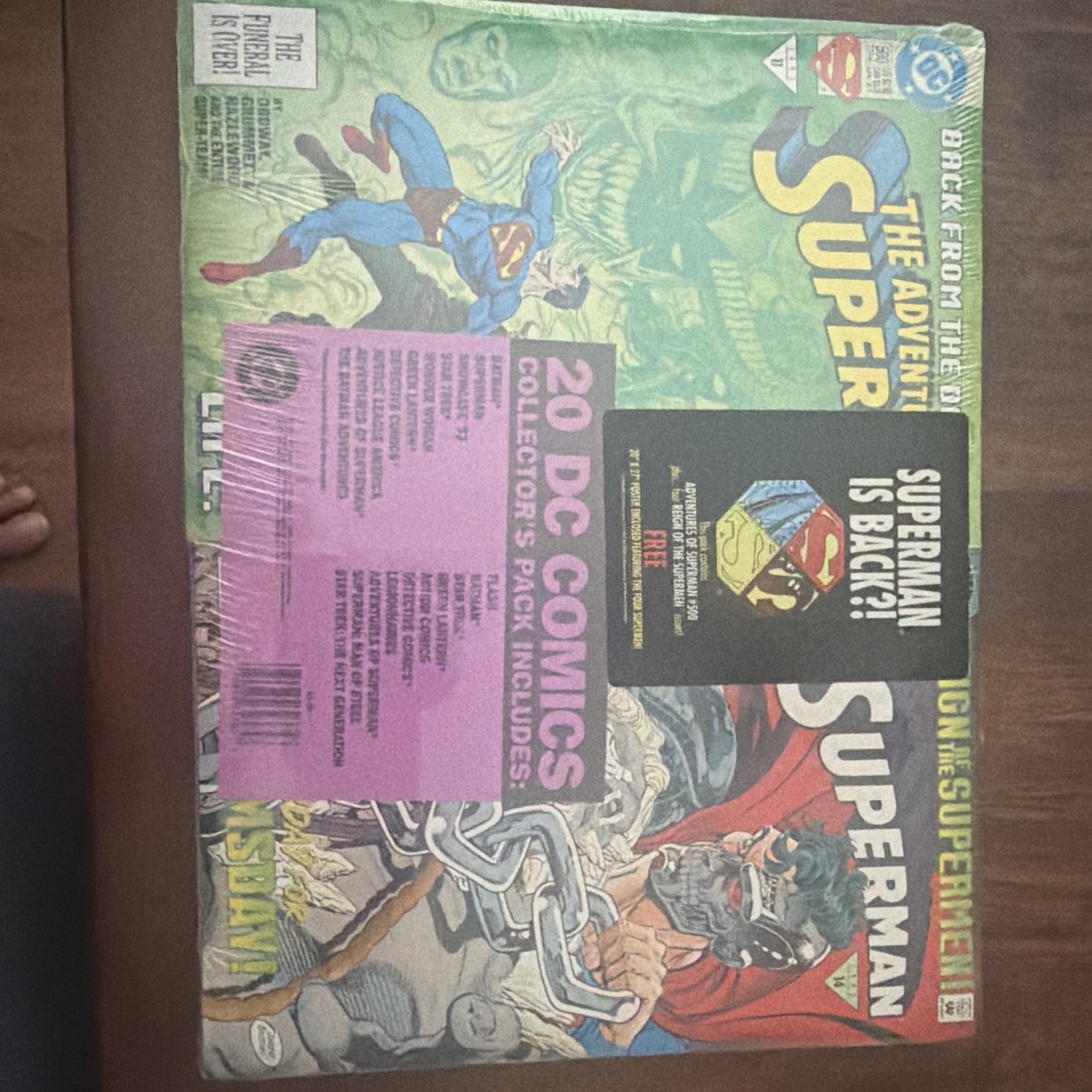 Vtg 1992 20x DC Comics Collector's Pack SUPERMAN 1st Appearance DOOMSDAY SEALED Vtg 1992 20x DC Comics Collector's Pack SUPERMAN 1st Appearance DOOMSDAY SEALED