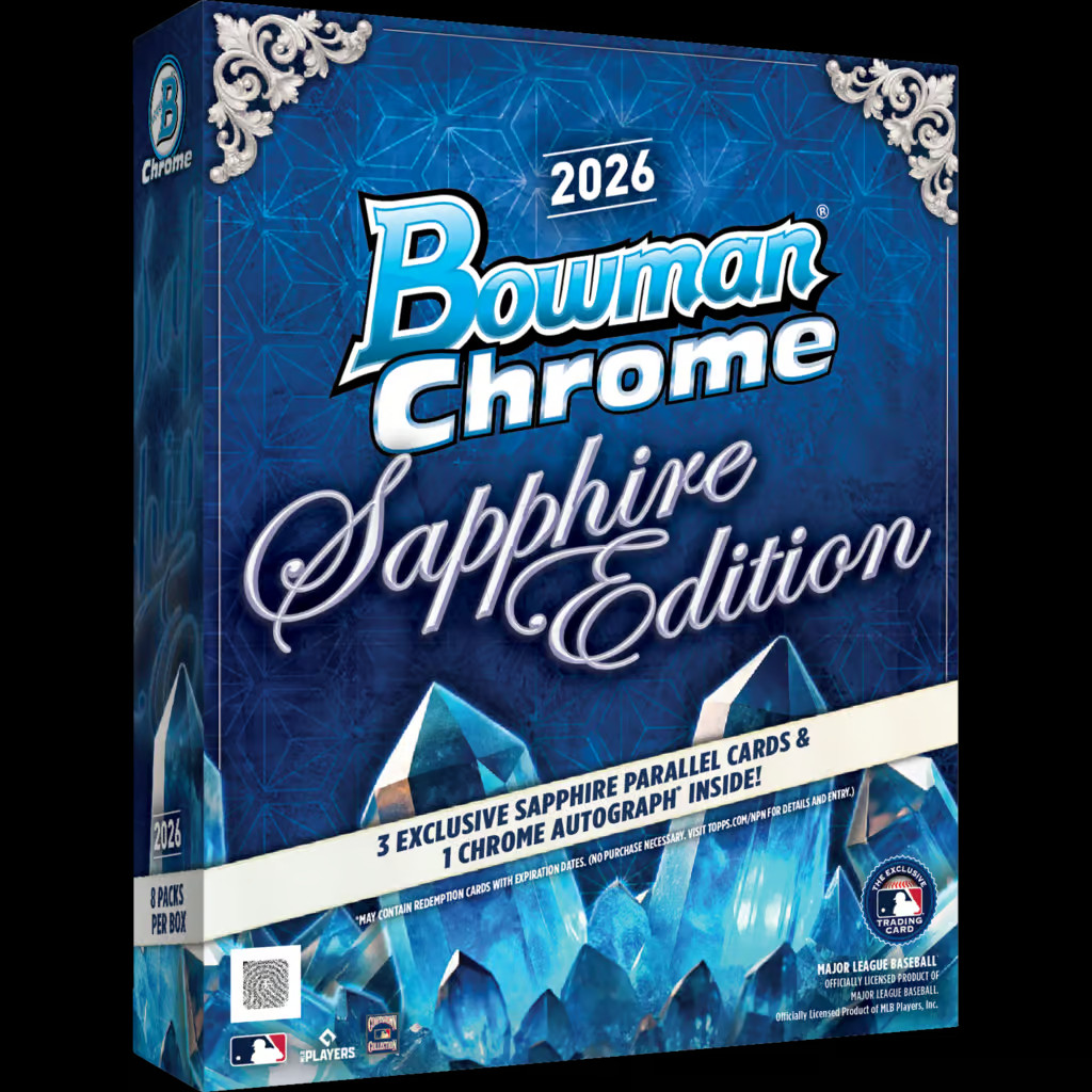 PYT #2882 - 10x 2026 Bowman Chrome Sapphire Baseball Hobby Boxes (Full Case)
