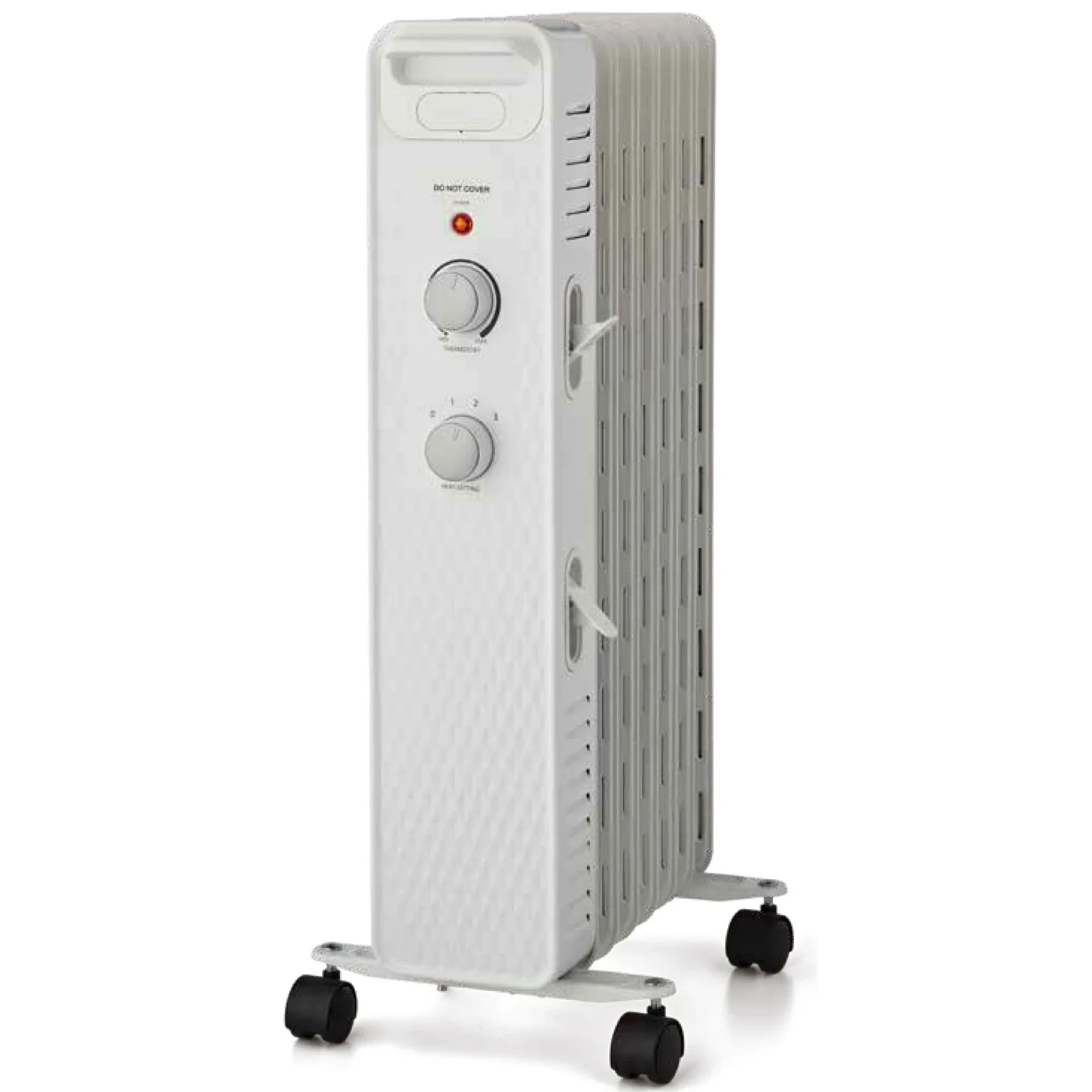 1500W Mainstays Mechanical Oil Filled Electric Radiator Heater White Open Box 1500W Mainstays Mechanical Oil Filled Electric Radiator Heater White Open Box