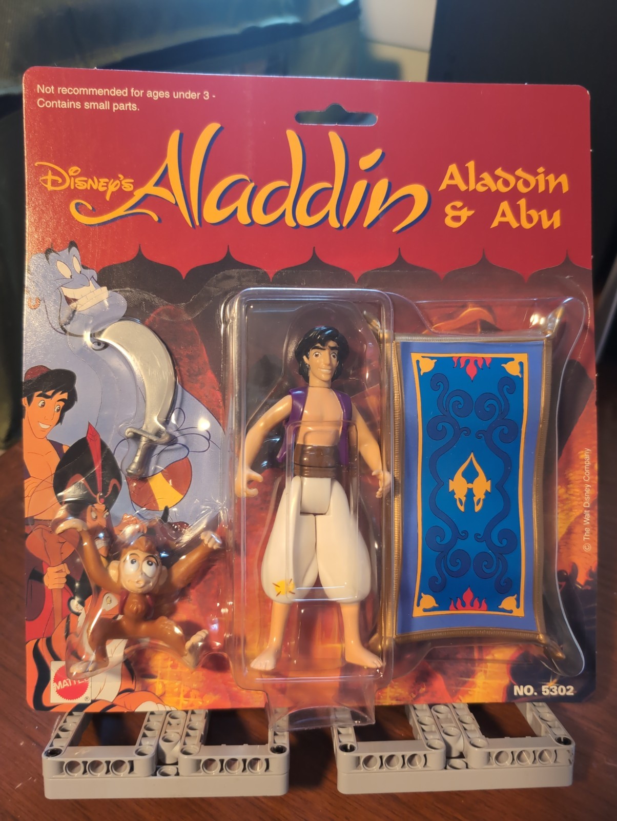 Mattel Disney\'s Aladdin and Abu No. 5302 New & Sealed Rare Action Figure Toy Mattel Disney\'s Aladdin and Abu No. 5302 New & Sealed Rare Action Figure Toy