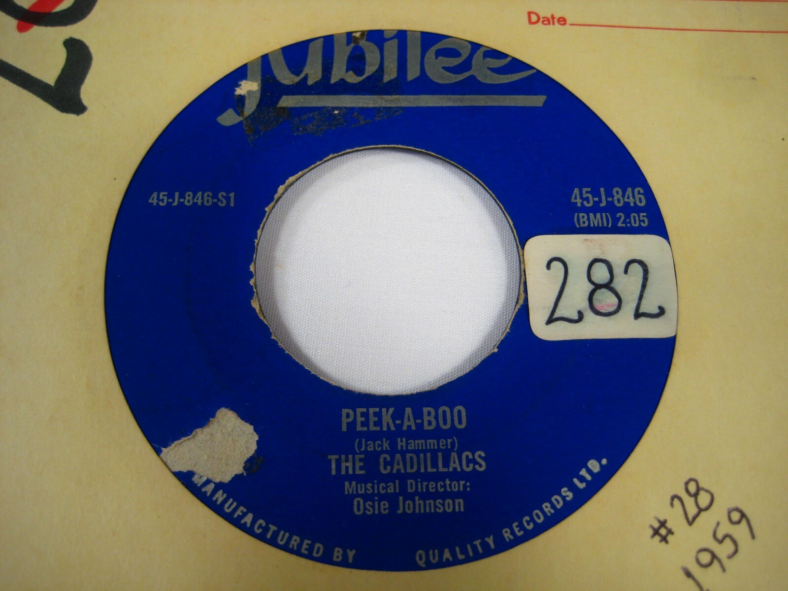 vinyl record Oldies 45 Jukebox rock pop hits 50s/60s Cleaned & Plays NM- U Pick