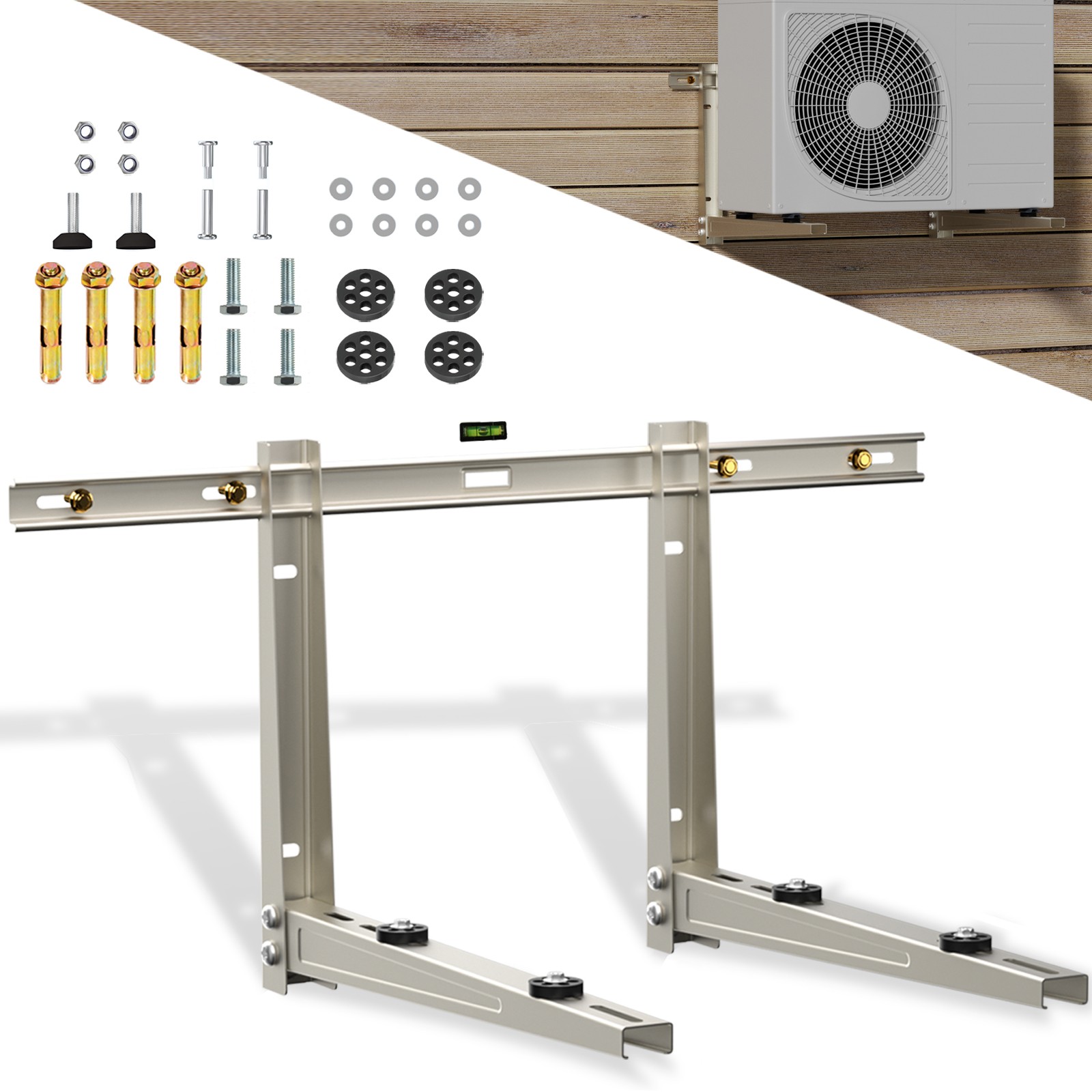 Heavy-Duty Wall Bracket for 7000-36000 BTU Max 440 LB For Split Air Conditioner