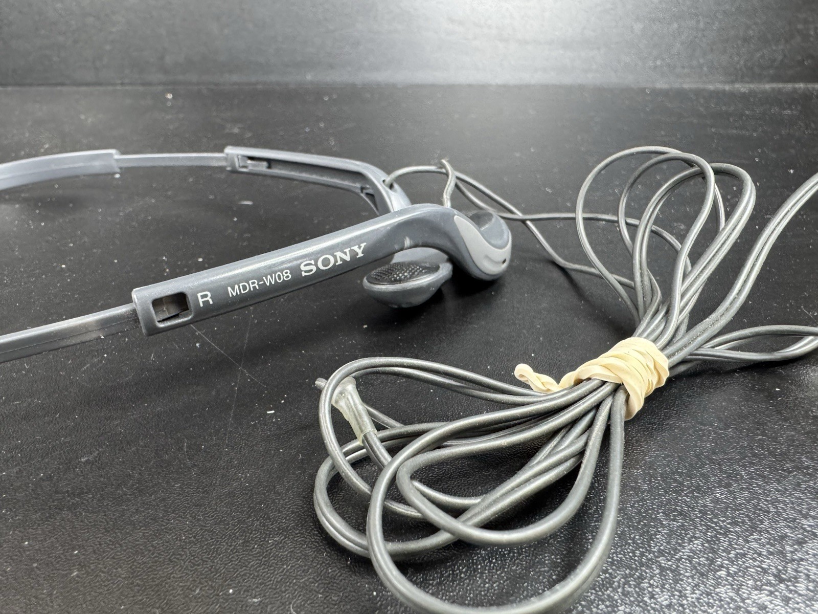 Sony MDR-W08 Headphones - Gray - Tested & Working
