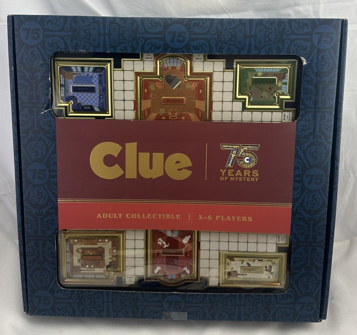 Clue Luxe 75th Anniversary Edition Wood by Winning Solutions Brand New 