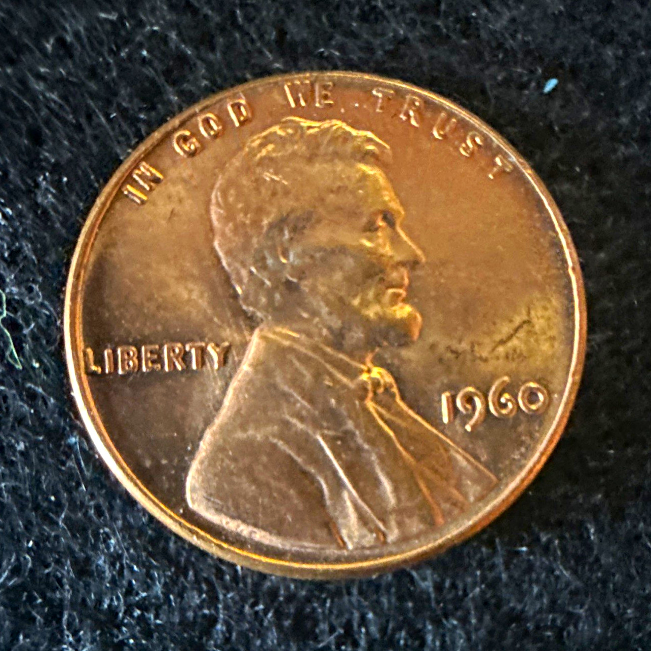 1960 P Lincoln Memorial 1C Business Strike Copper RD KM#201a DD 1960 P Lincoln Memorial 1C Business Strike Copper RD KM#201a DD