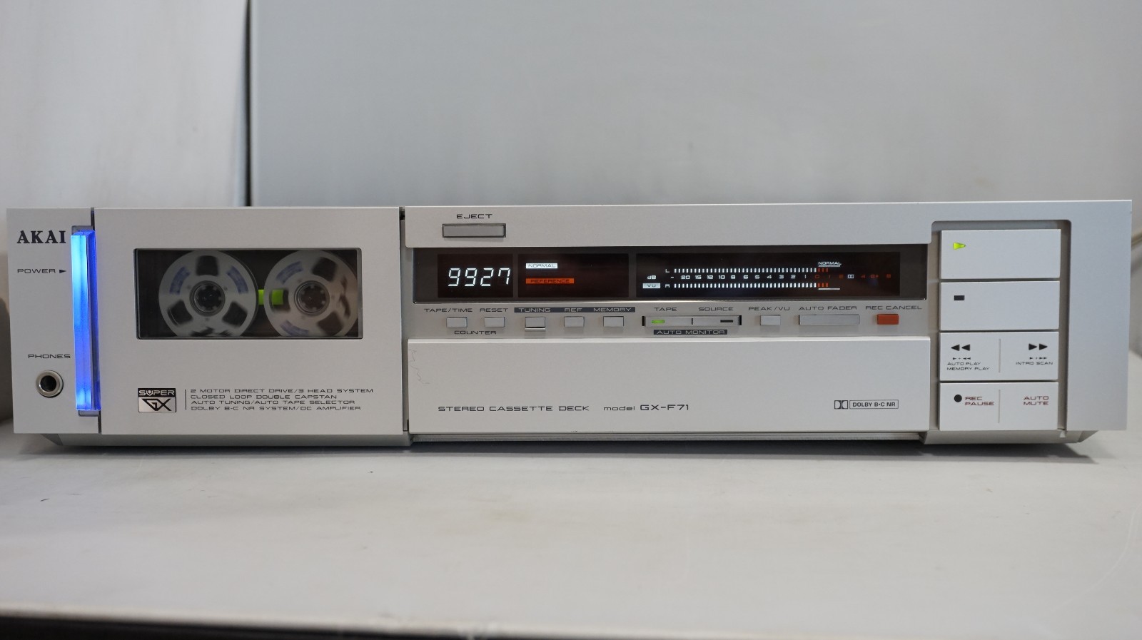 AKAI GX-F71 cassette deck DOLBY B,C 110v- 240v =SERVICED= warranty