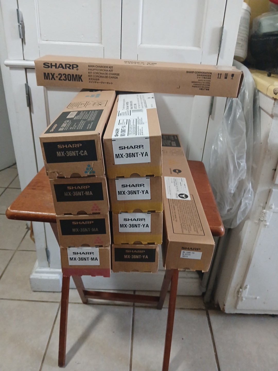 9 Sharp MX-36NT-YA 4Yellow 1Cyan 3Magenta Toner Cartridge + Free Yellow Total 10 9 Sharp MX-36NT-YA 4Yellow 1Cyan 3Magenta Toner Cartridge + Free Yellow Total 10
