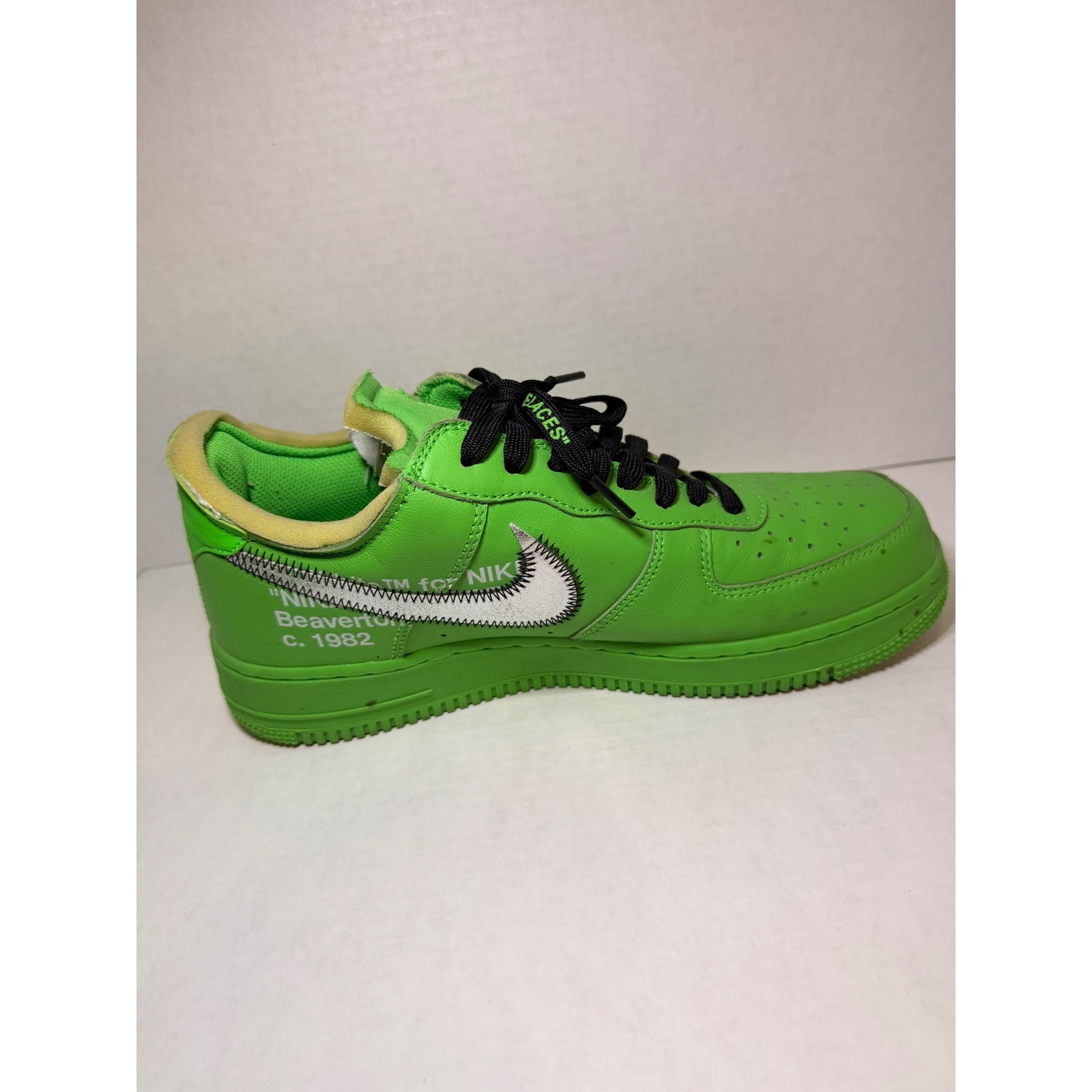 Nike Air Force 1 Low x Off-White Brooklyn Green DX1419-300 Mens 9.5 Nike Air Force 1 Low x Off-White Brooklyn Green DX1419-300 Mens 9.5