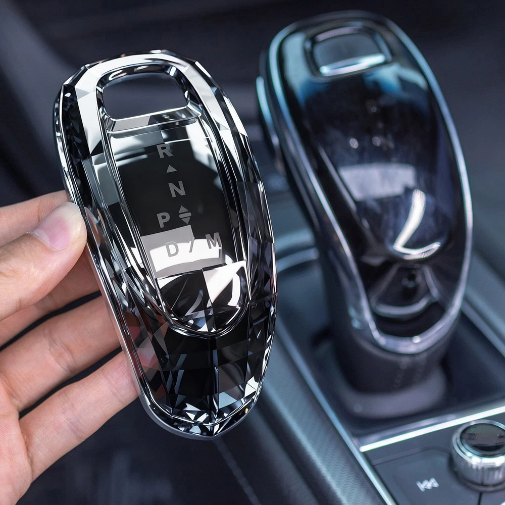 Crystal Gear Shift Knob Cover Trim For Cadillac XT4 XT5 XT6 CT5 CT6 2020-2024 Crystal Gear Shift Knob Cover Trim For Cadillac XT4 XT5 XT6 CT5 CT6 2020-2024