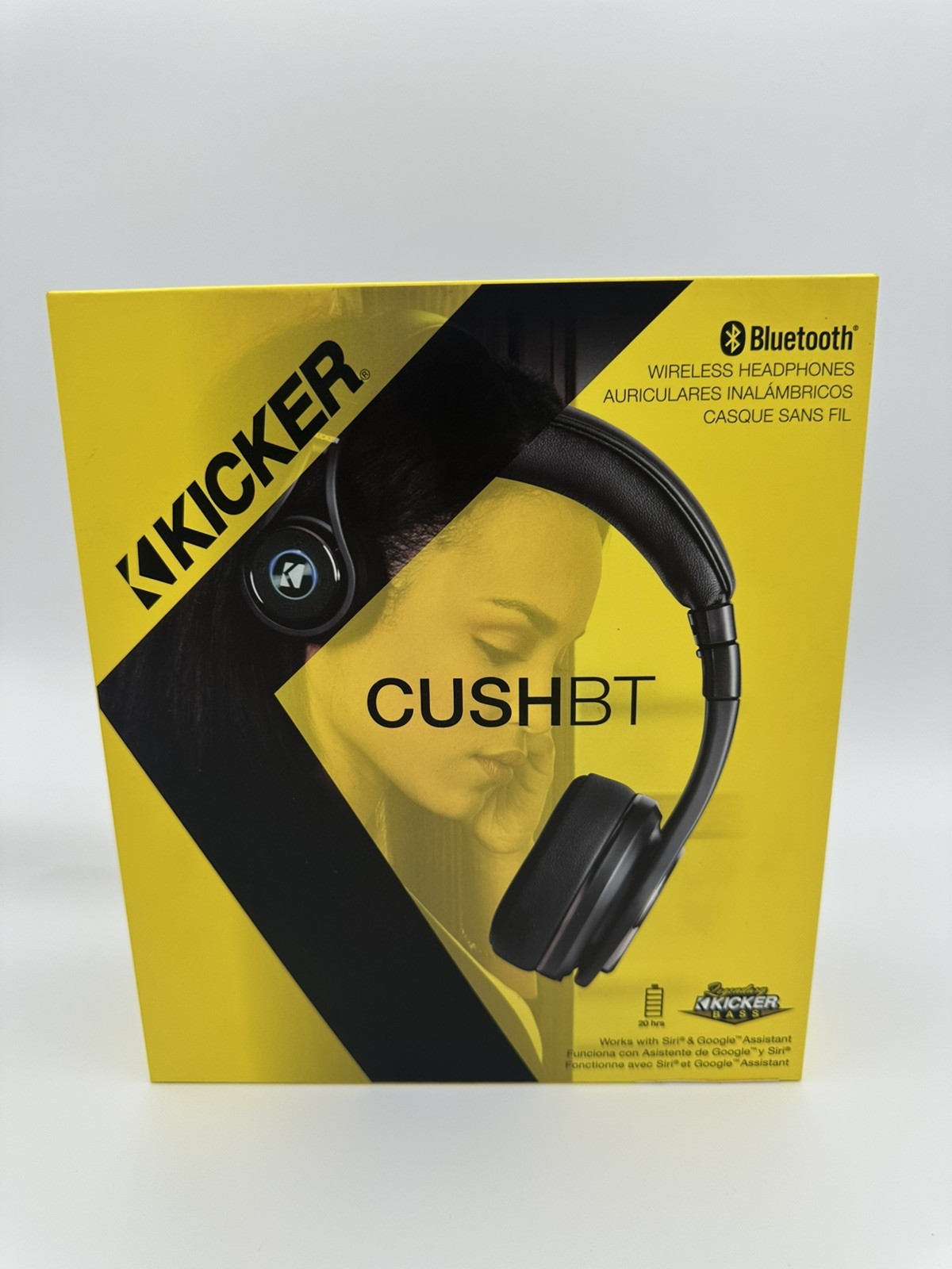 GM OEM Headphones By Kicker 19417989 Black Bluetooth GMC Chevrolet Cadillac GM OEM Headphones By Kicker 19417989 Black Bluetooth GMC Chevrolet Cadillac