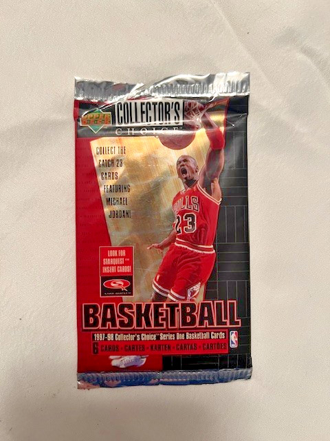 1997-98 Upper Deck Collectors Choice Series 1 Sealed Pack - Michael Jordan
