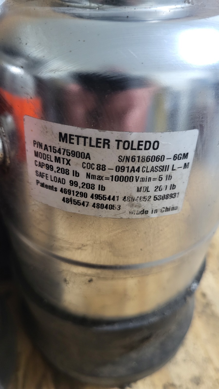 Mettler Toledo Powercell MTX 45t A15475900A Load CELL for DigiTol Truck & Rail