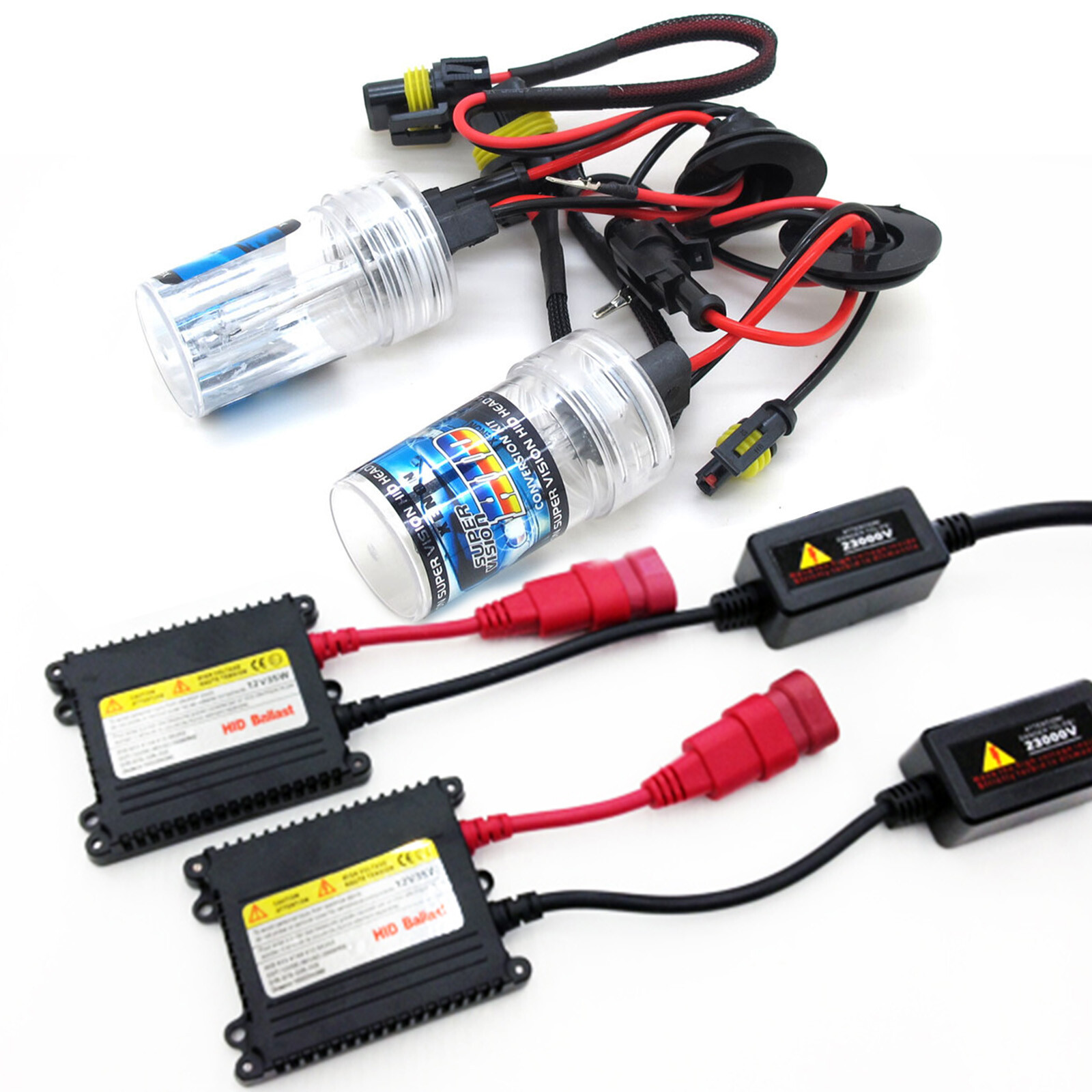 G4 AUTOMOTIVE 9005 HB3 HID Kit 35W Digital Slim Ballast Headlight DRL All Color