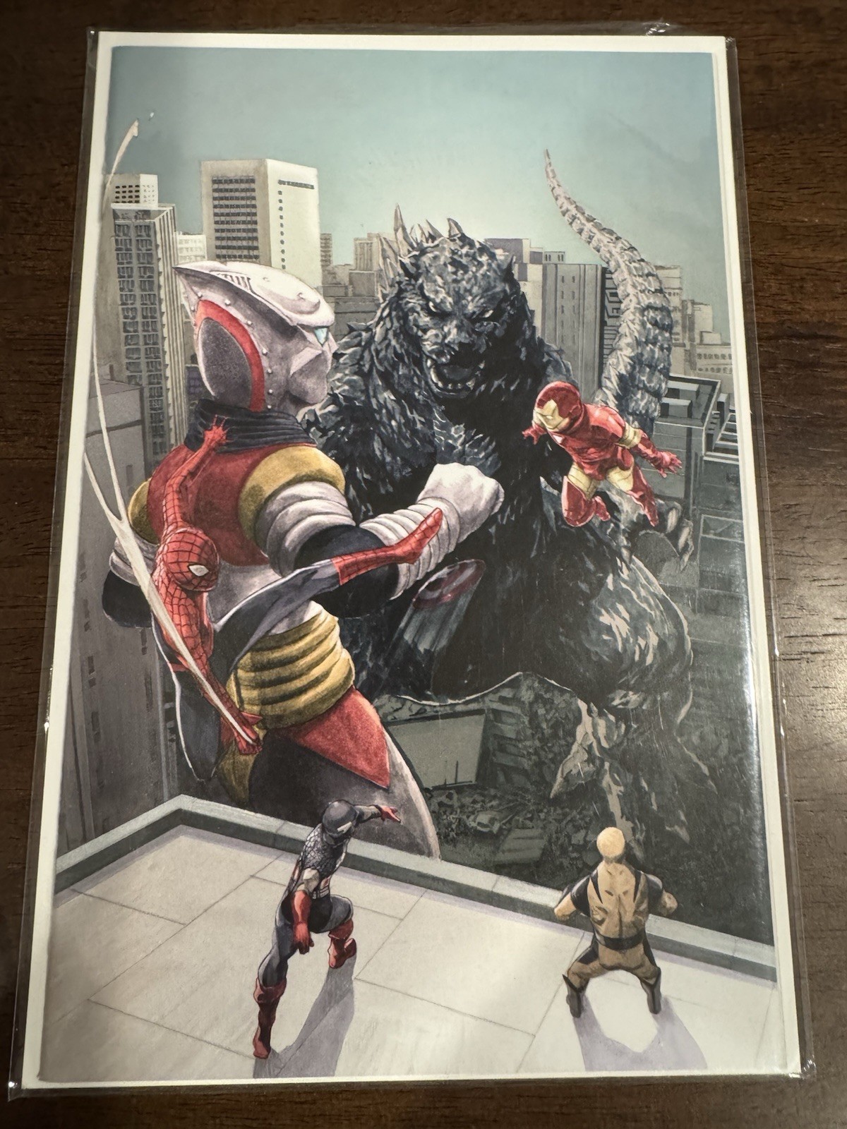 Godzilla vs Avengers #1 Mitsuhiro Arita Incentive Virgin Variant 1:100 NM