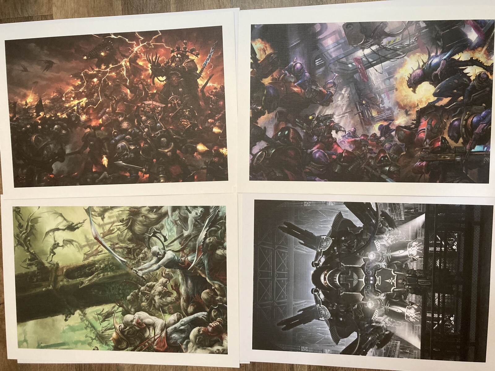 Warhammer Anniversary Art Prints 8 Designs Warhammer Anniversary Art Prints 8 Designs