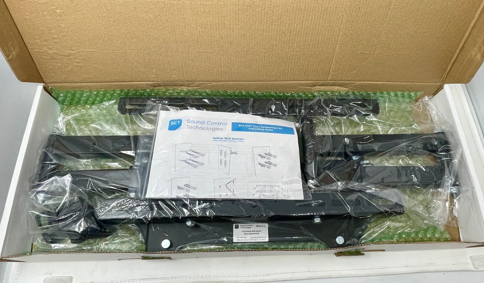 Sound Control RCA-ST6 Articulating Wall Mount For Cisco SpeakerTrack 60 Sound Control RCA-ST6 Articulating Wall Mount For Cisco SpeakerTrack 60