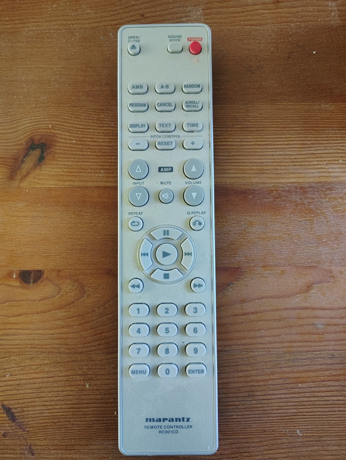 Genuine Marantz RC001CD Remote Control For CD Player Unit -CLEAN TESTED Genuine Marantz RC001CD Remote Control For CD Player Unit -CLEAN TESTED