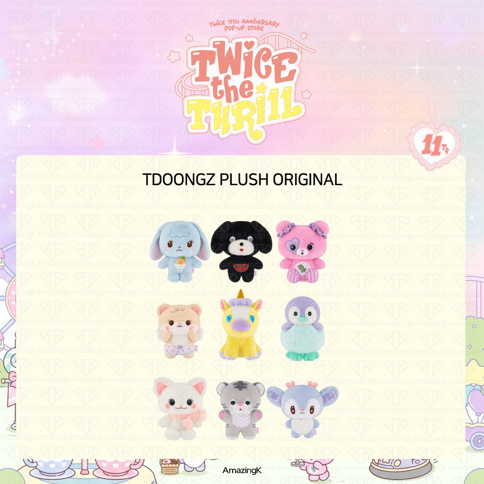 [PreSale] TWICE 11TH ANNIVERSARY POP-UP STORE TWICE THE THRILL MD FASTSHIP