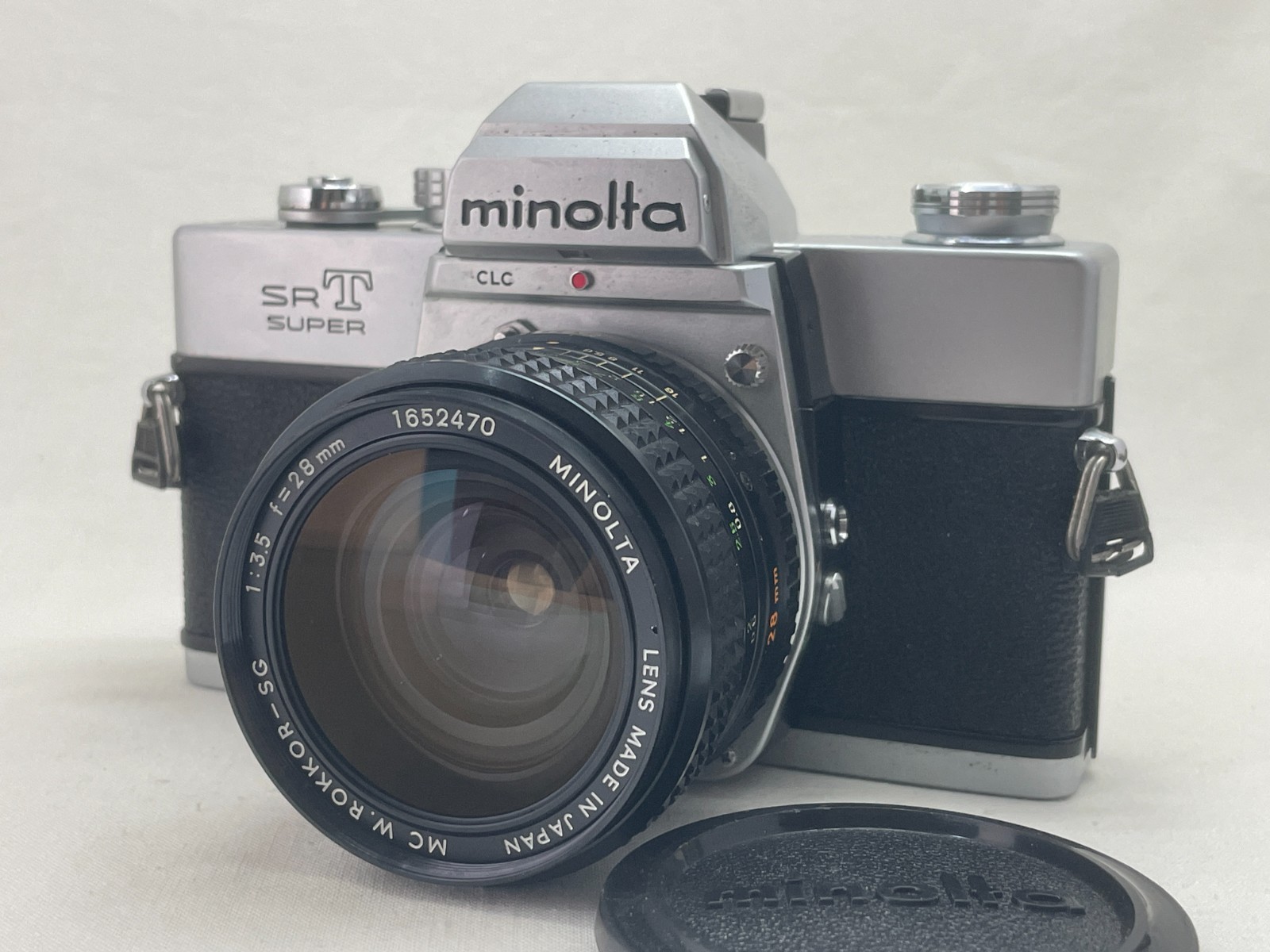[Exc+3] MINOLTA SRT Super 35mm SLR Film Camera MC W.Rokkor-SG 28mm f3.5 #909