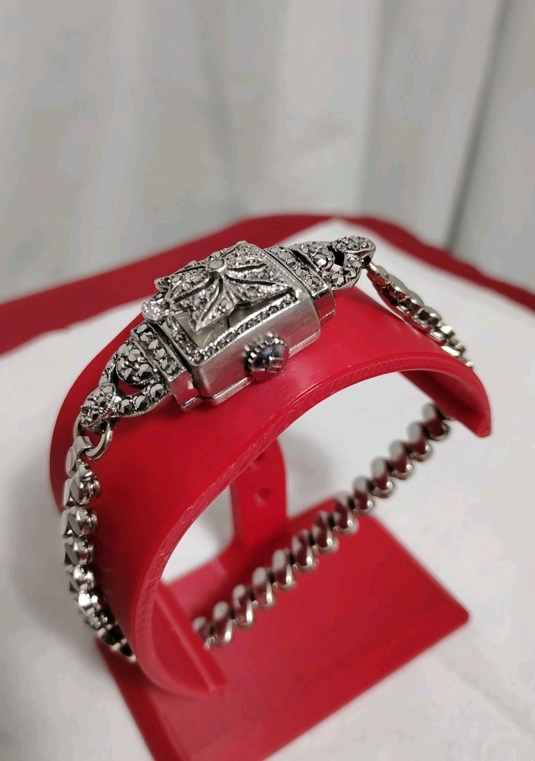 VTG BUCHERER PEEK-A-BOO swiss Cocktail Watch 800 Silver Working Bellavance 1/20 