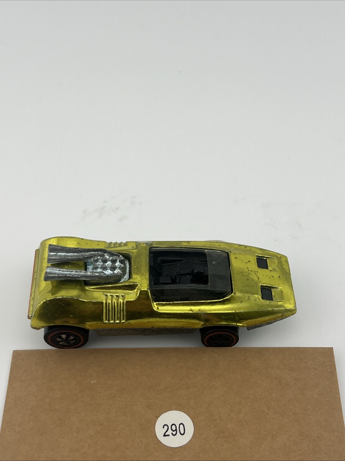 1969 Mattel Hot Wheels Redline Peeping Bomb Inspector Flame Yellow/Lime 1969 Mattel Hot Wheels Redline Peeping Bomb Inspector Flame Yellow/Lime