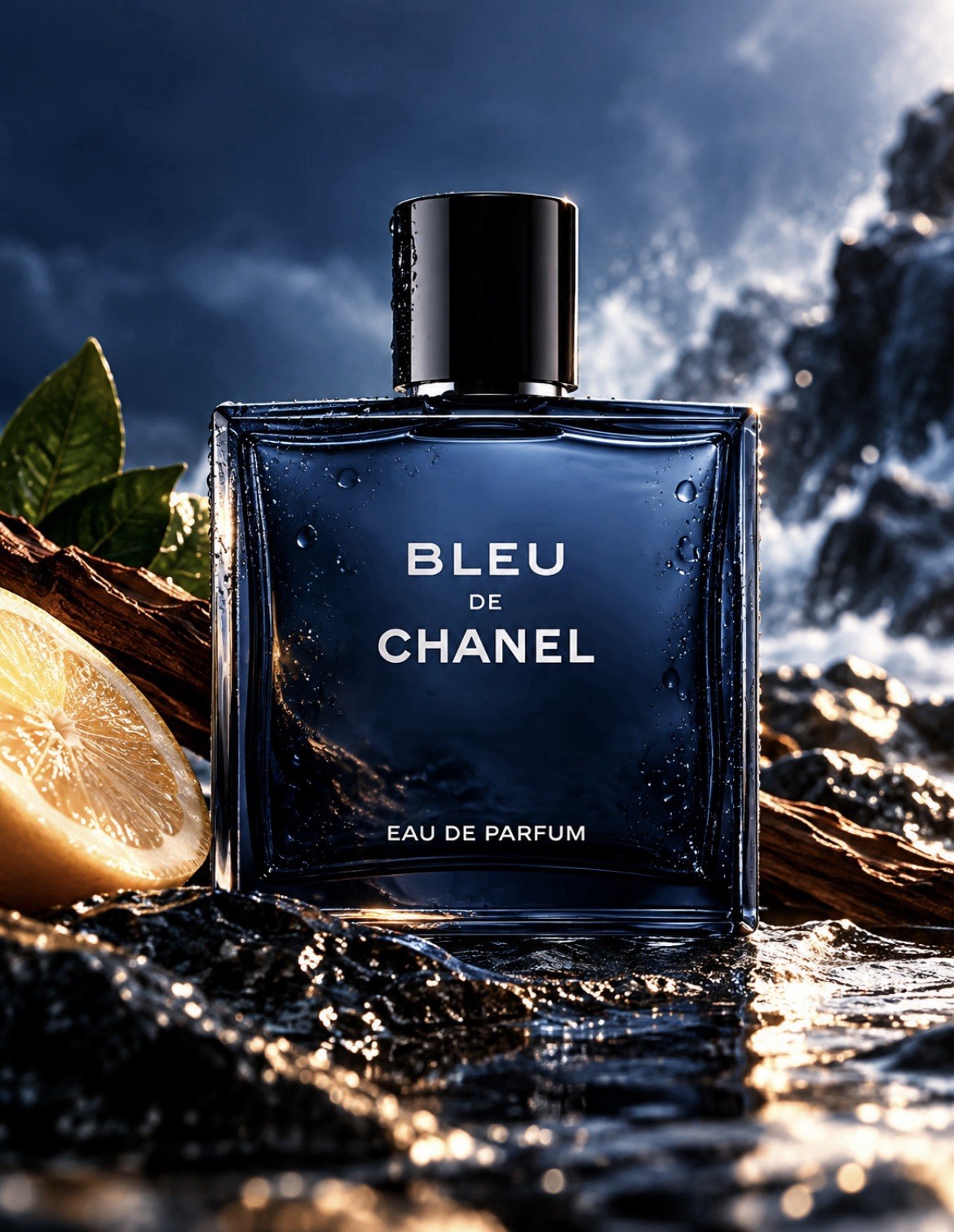 Bleu De Chanel Parfum Men 3.4 oz 100ml Spray New MSRP $173