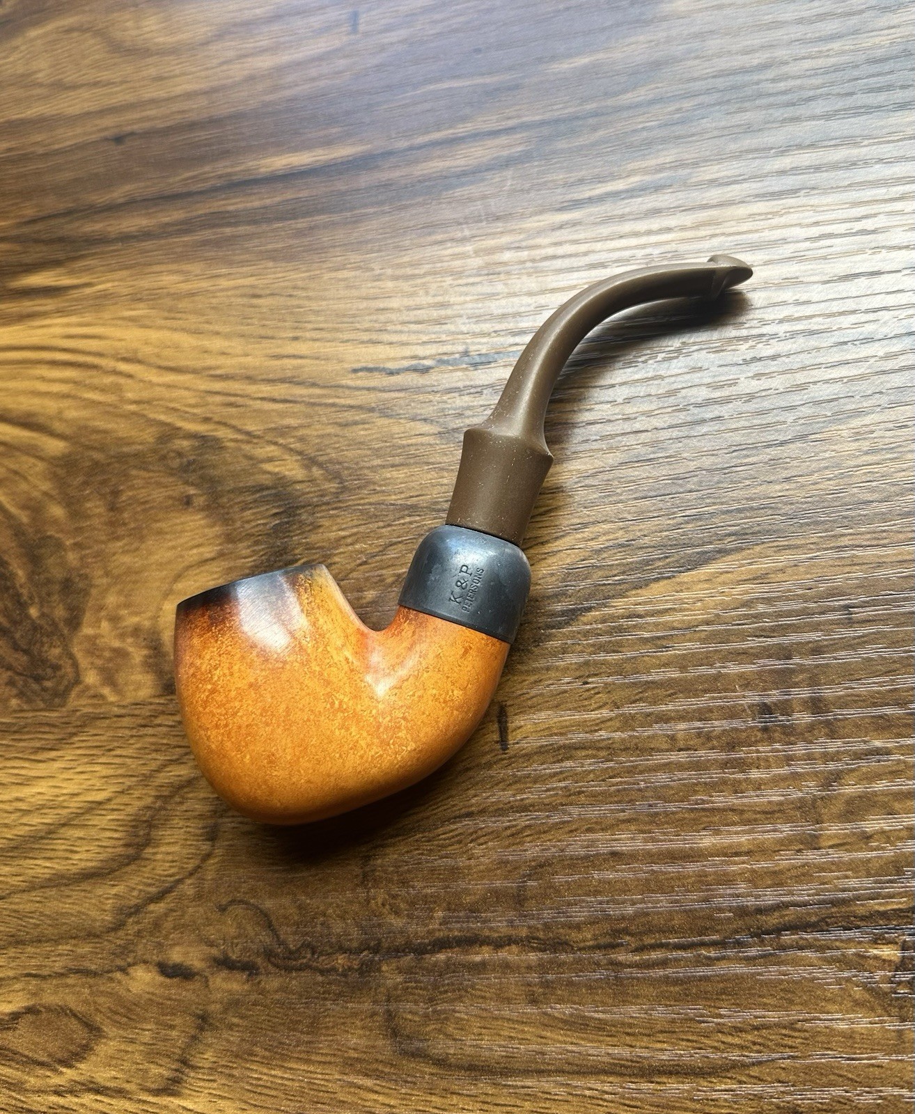K&P Peterson's System Standard 302 Bent Tobacco Pipe P-Lip Ireland Vintage Used K&P Peterson's System Standard 302 Bent Tobacco Pipe P-Lip Ireland Vintage Used