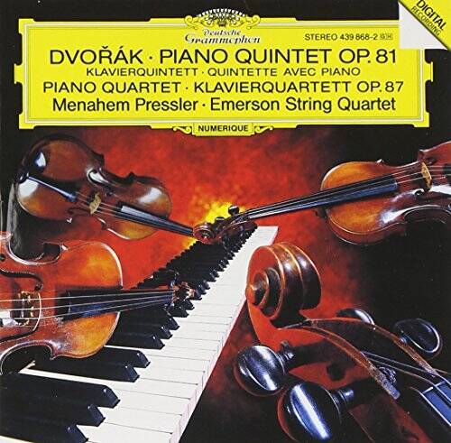 Dvorak: Piano Quintet in A Major, Op 81 Piano Quartet in E Flat Major, - GOOD Dvorak: Piano Quintet in A Major, Op 81 Piano Quartet in E Flat Major, - GOOD