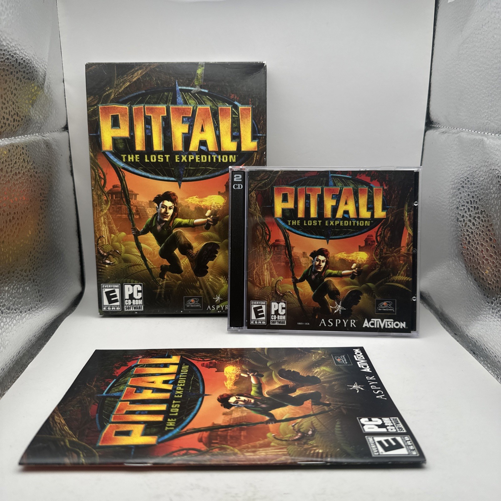 Pitfall The Lost Expedition PC CDROM 2 Disc Complete Manual Reg Card Excellent Pitfall The Lost Expedition PC CDROM 2 Disc Complete Manual Reg Card Excellent