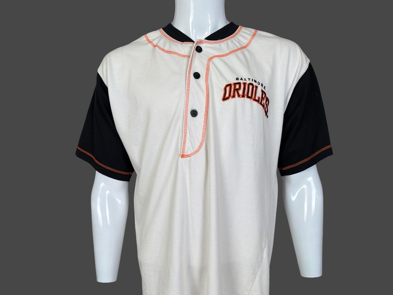 Vintage Baltimore Orioles MLB Baseball Starter White 90s Jersey T Shirt Size L