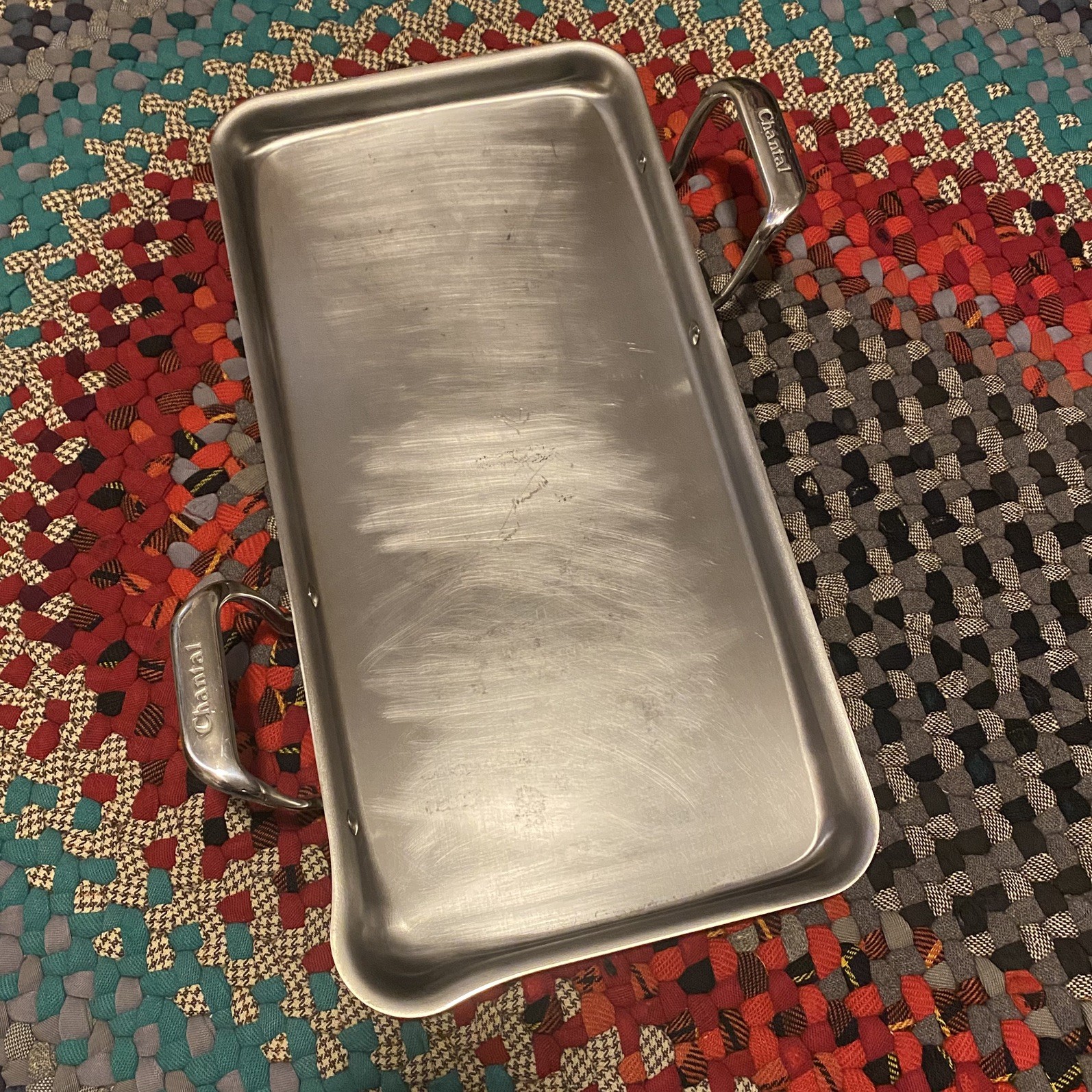 Chantal Stainless Steel 21 Supreme Tri-Ply Griddle, 19.09\