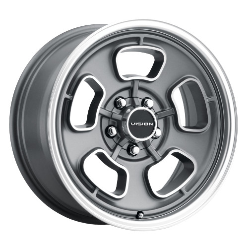 Vision American-Muscle 148 Shift 15x5.5 5x114.3 +7 Satin Grey Machined Wheel Vision American-Muscle 148 Shift 15x5.5 5x114.3 +7 Satin Grey Machined Wheel