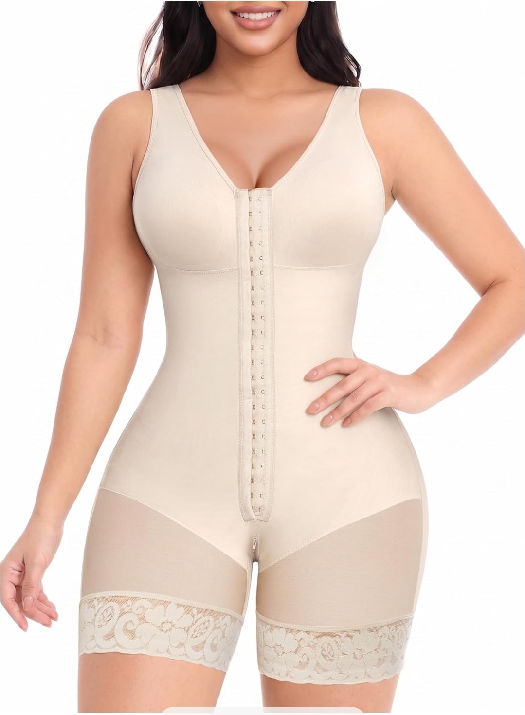 The YIANNA Fajas Colombianas shapewear, model YA7275 in BEIGE, size Medium 