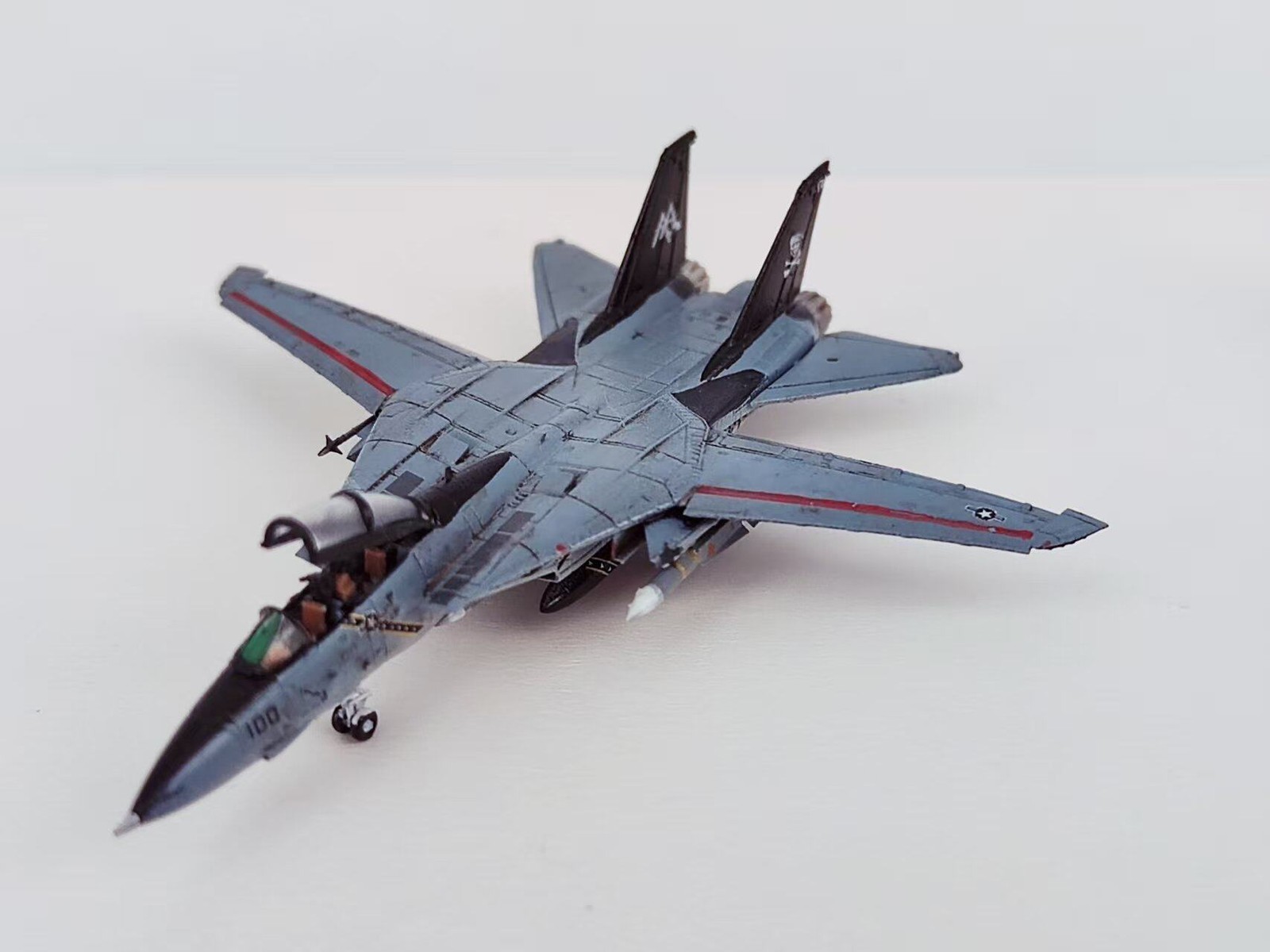 1/350 US F-14 Tomcat painted finished model