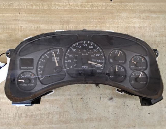 2001-2002 Chevy Silverado 1500 2500 3500 Speedometer Gauges Cluster US MPH AT