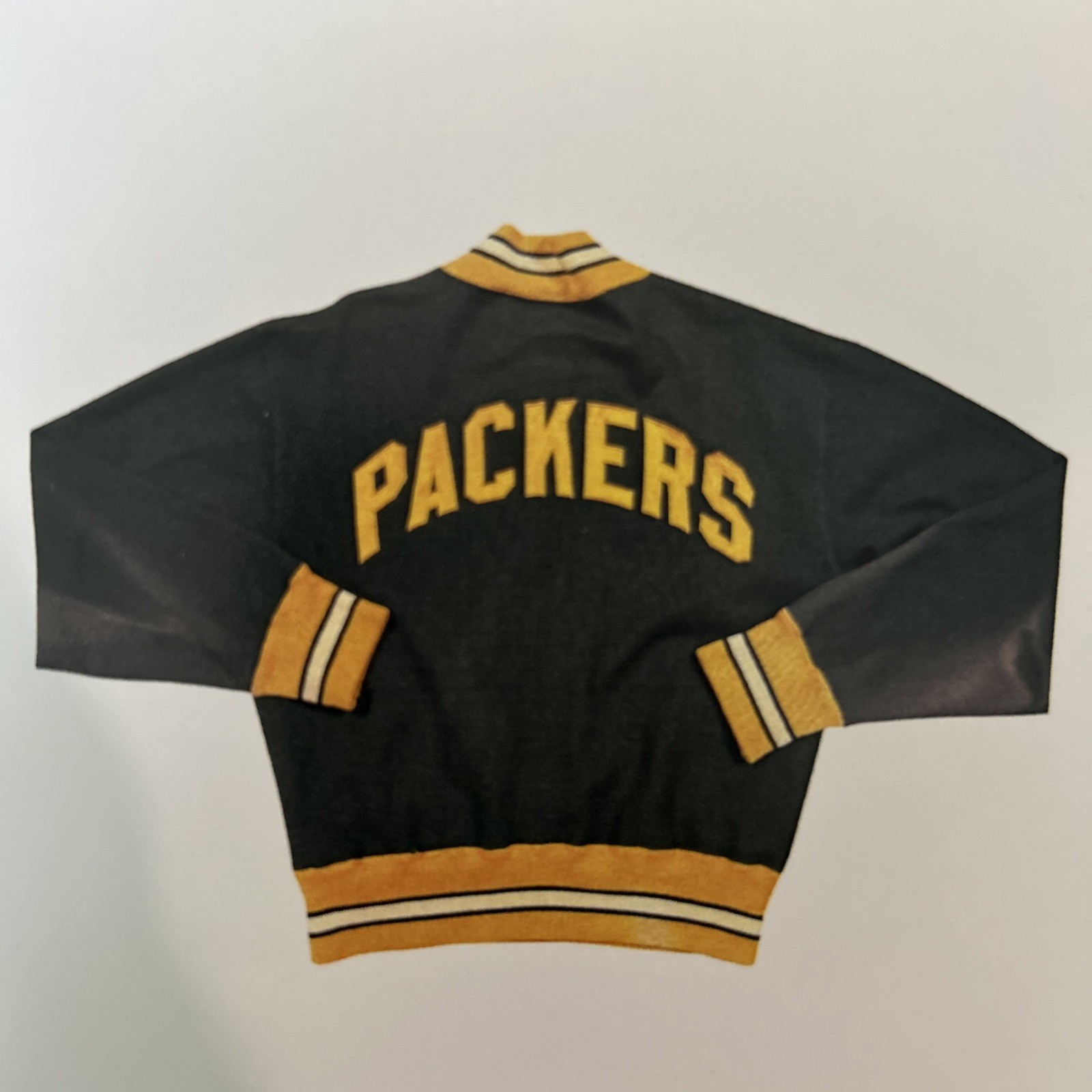 Early 1970’s Dave Davis Green Bay Packers Player Worn Sideline Sweater
