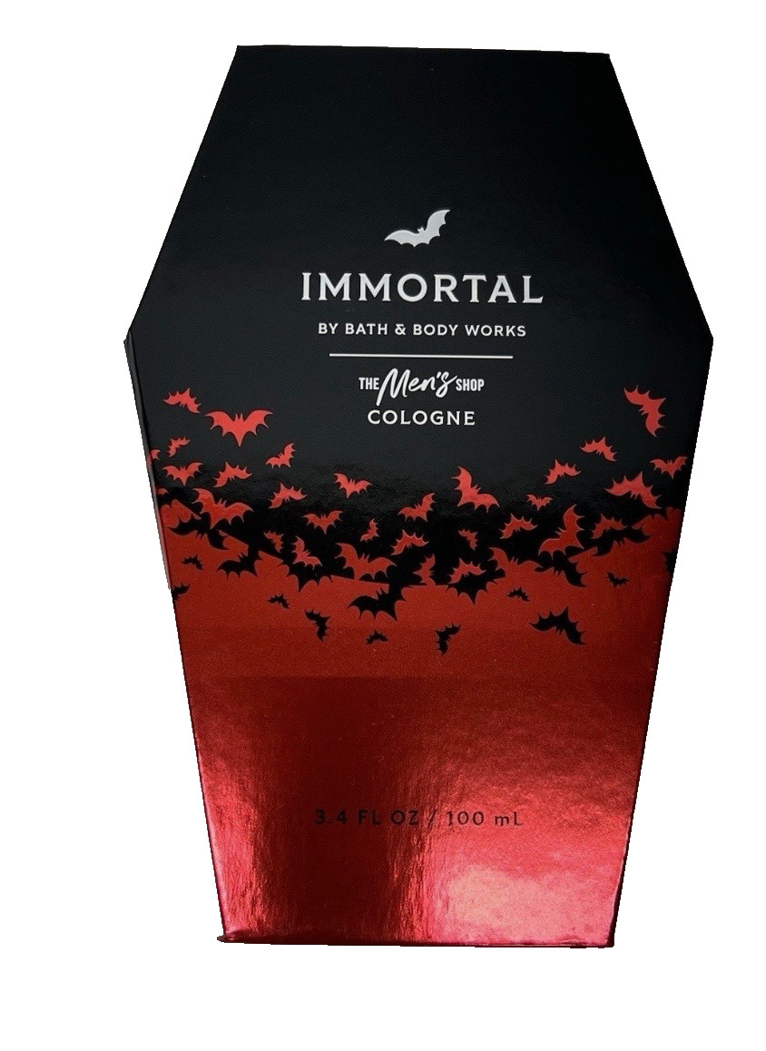 Bath & Body Works Mens Collection IMMORTAL Cologne Haunted Woods 3.4 oz Rare HTF Bath & Body Works Mens Collection IMMORTAL Cologne Haunted Woods 3.4 oz Rare HTF
