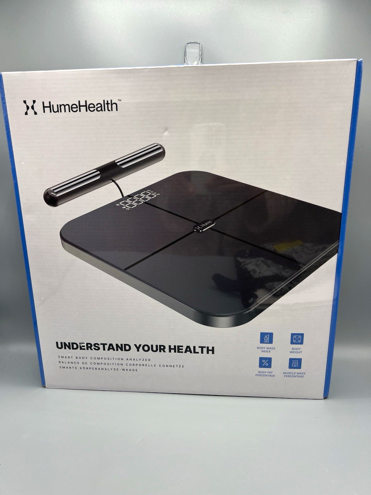 HumeHealth HH-BP Smart Bluetooth Body Fat Scale Digital BMI Black